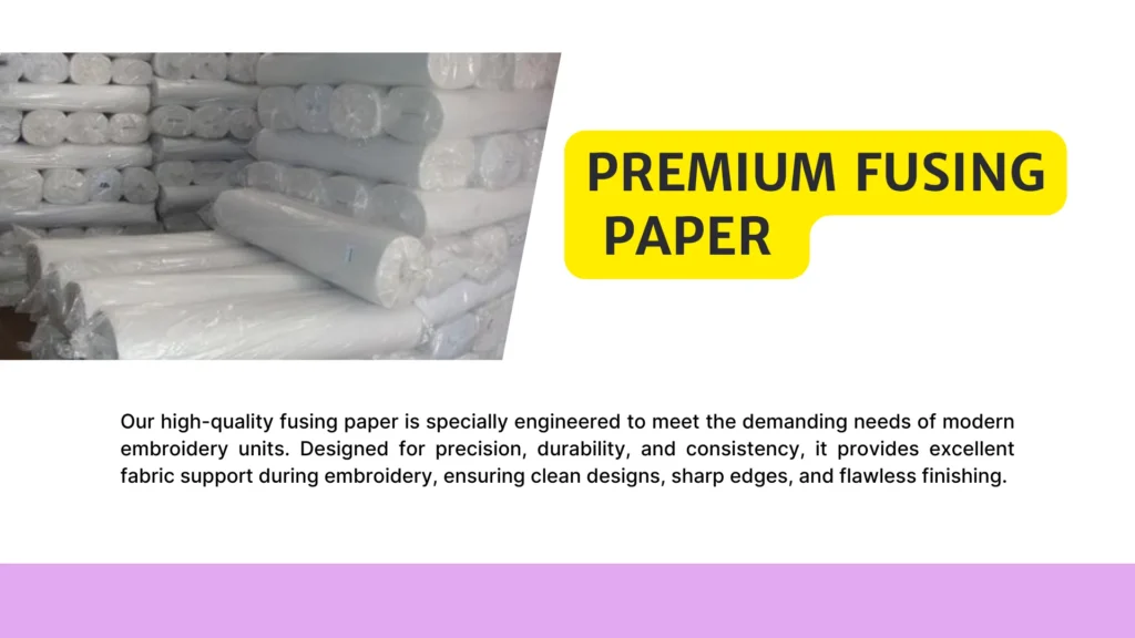 sequin embroidery fusing