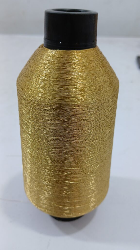 copper color metallic yarn